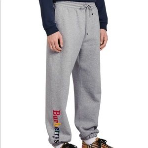 Burberry rainbow embroided sweatpants